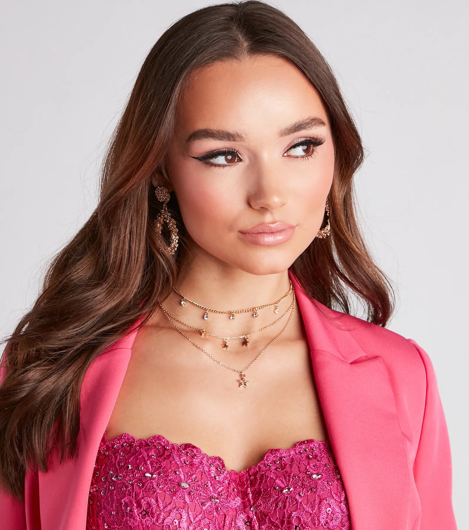 Among The Stars Layered Choker Necklace - Image 3