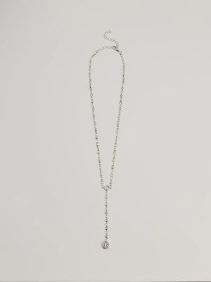 Chic Sparkle Rhinestone Lariat Necklace