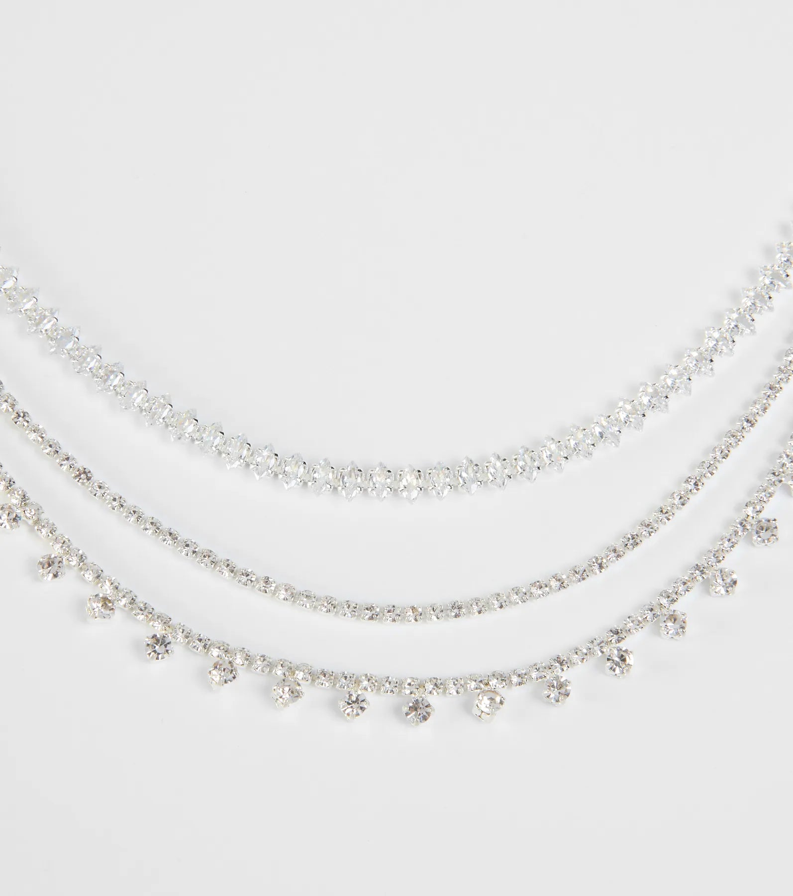Luxe Dreams Cubic Zirconia Layered Necklace - Image 2