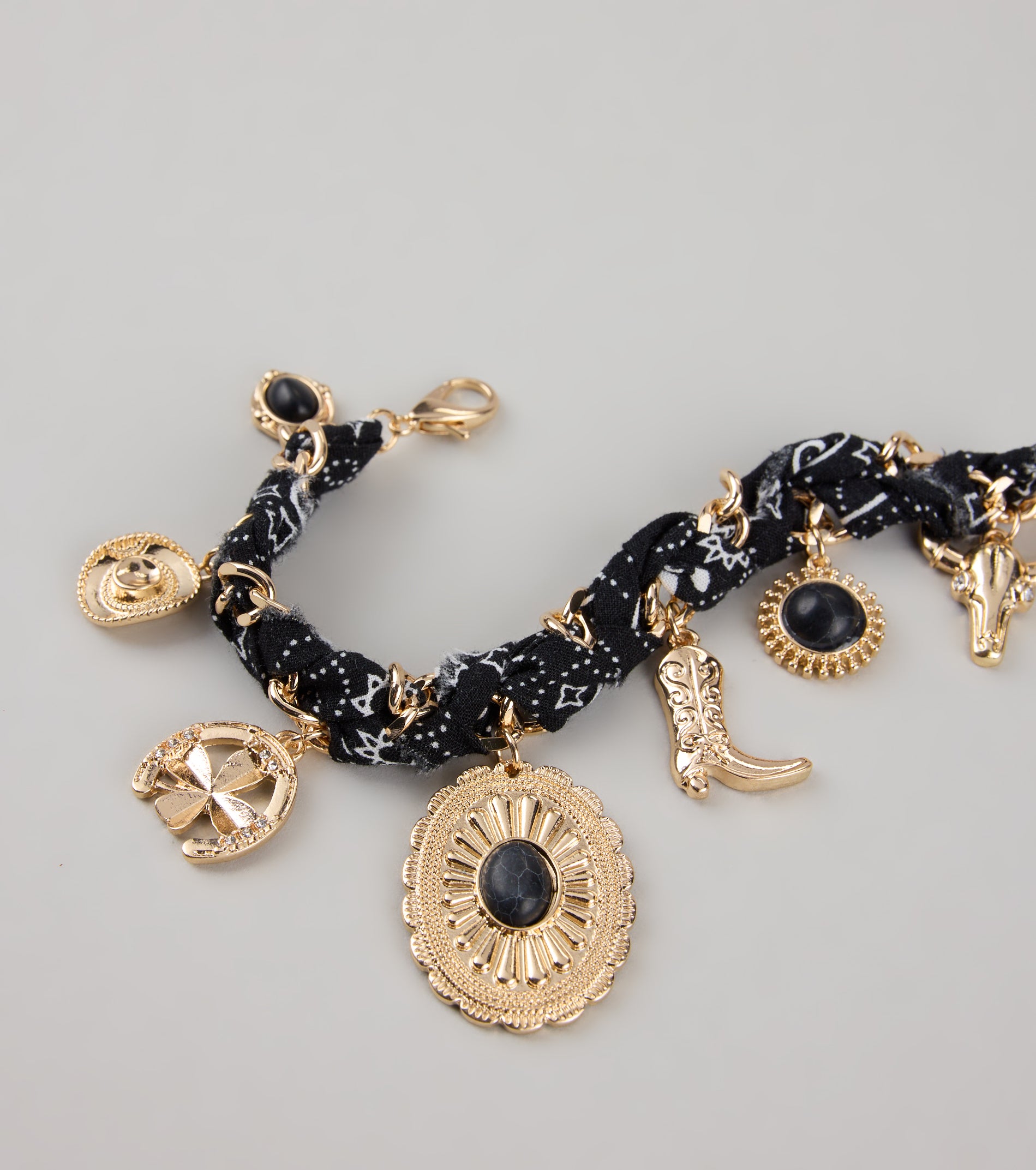 Wild West Bandana Charm Bracelet - Image 3