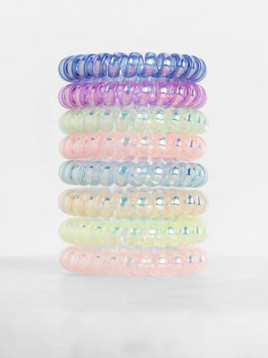 Rainbow Hair Coils Set of 8