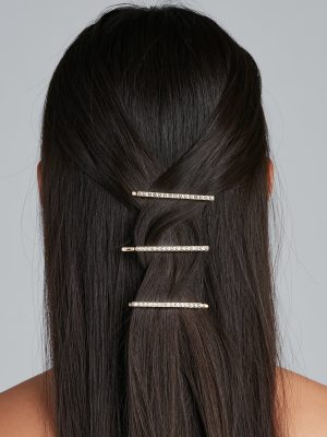 Rhinestone Bobby Pins Four-Pack