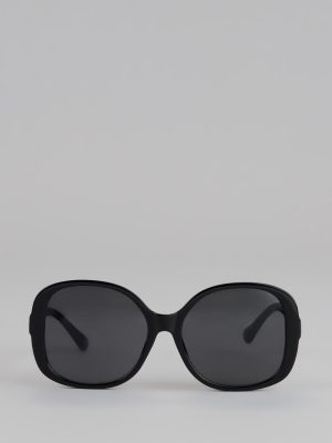 Too Glam To Care Oversized Braid Sunglasses