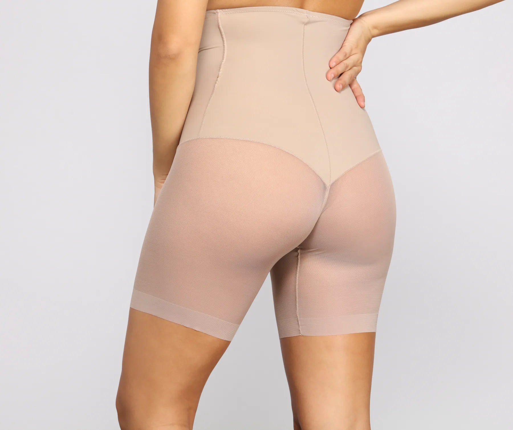 Mesh Shaper Biker Shorts - Image 2