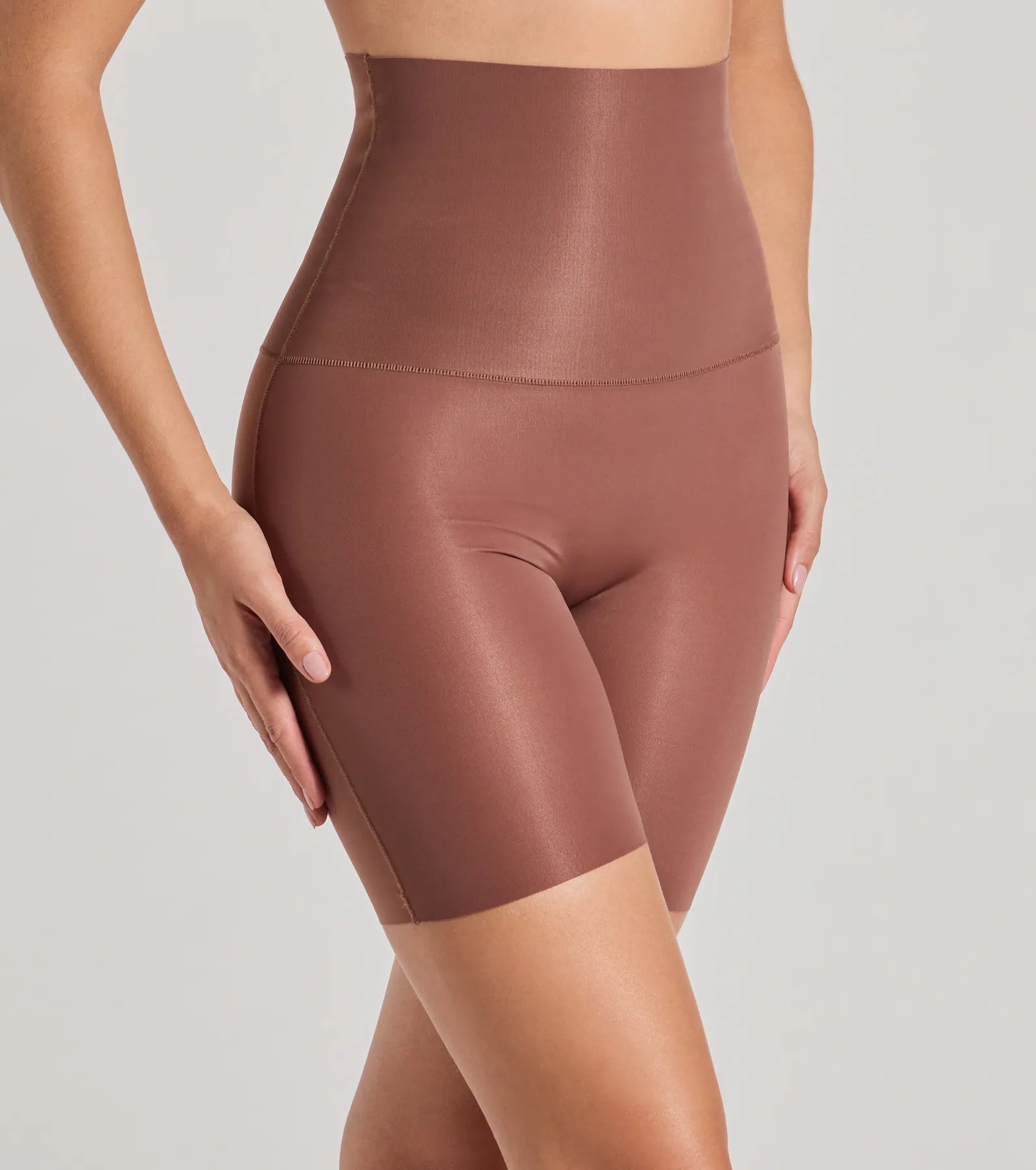 Smooth Look Scuba High Waist Shaper Shorts - Image 7