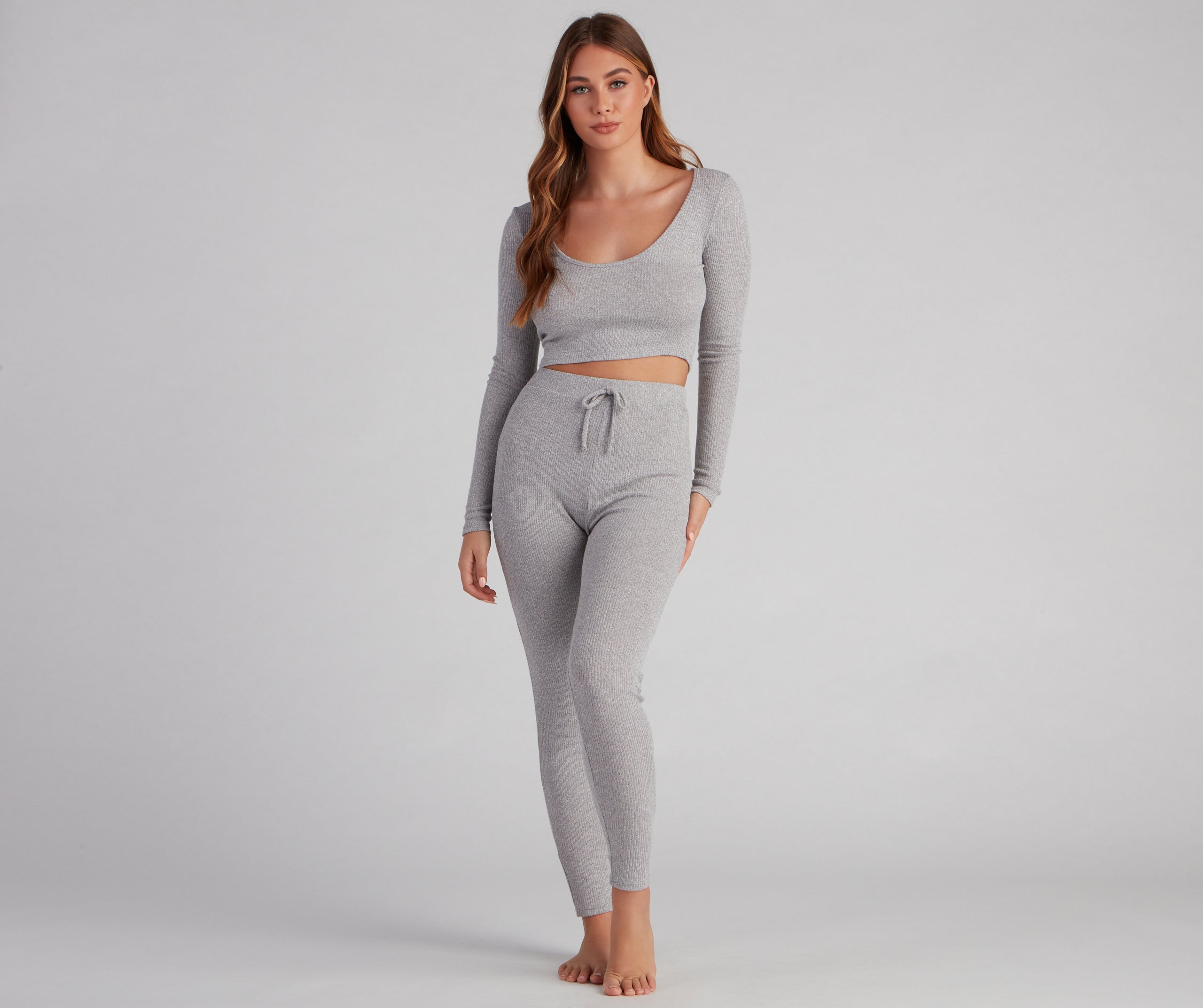Lazy Daze Scoop Neck Pajama Top - Image 3