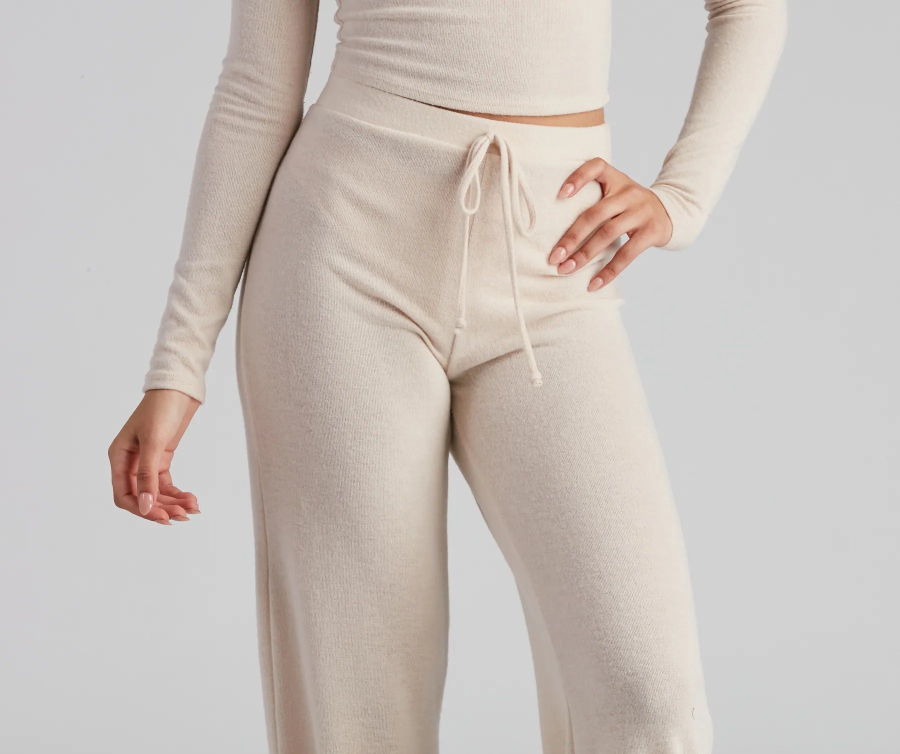 Cozy Ticket Brushed Knit Pajama Pants - Image 3