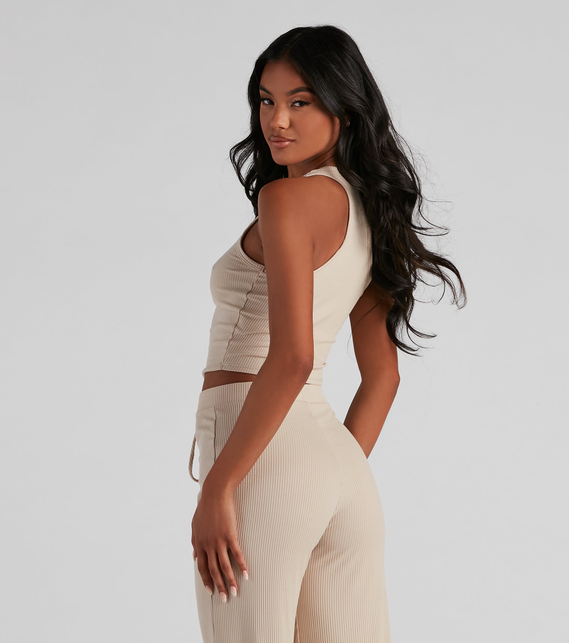 Lounge Goals Racerback PJ Tank Top - Image 3