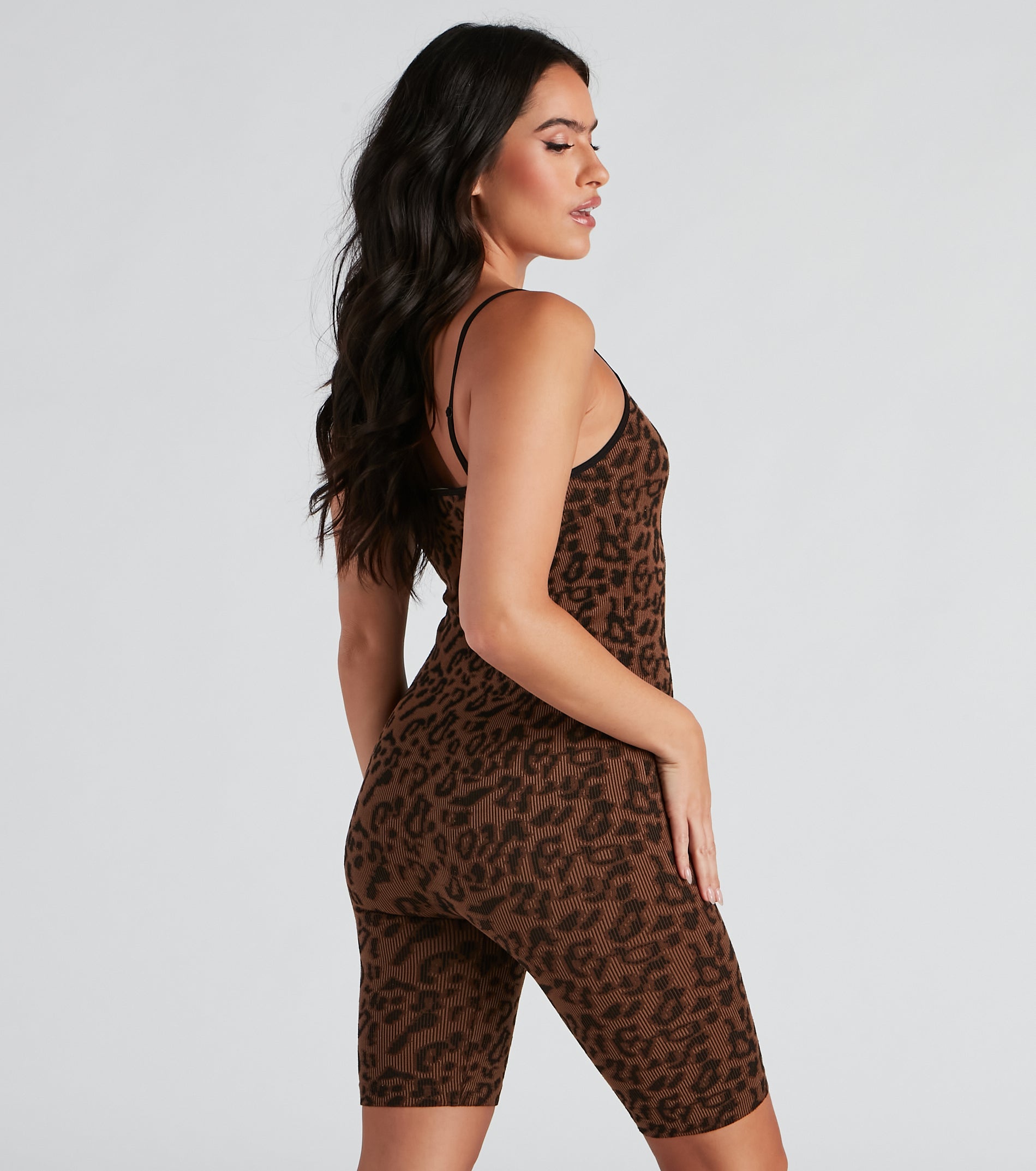 Living In Leopard Pajama Romper - Image 2