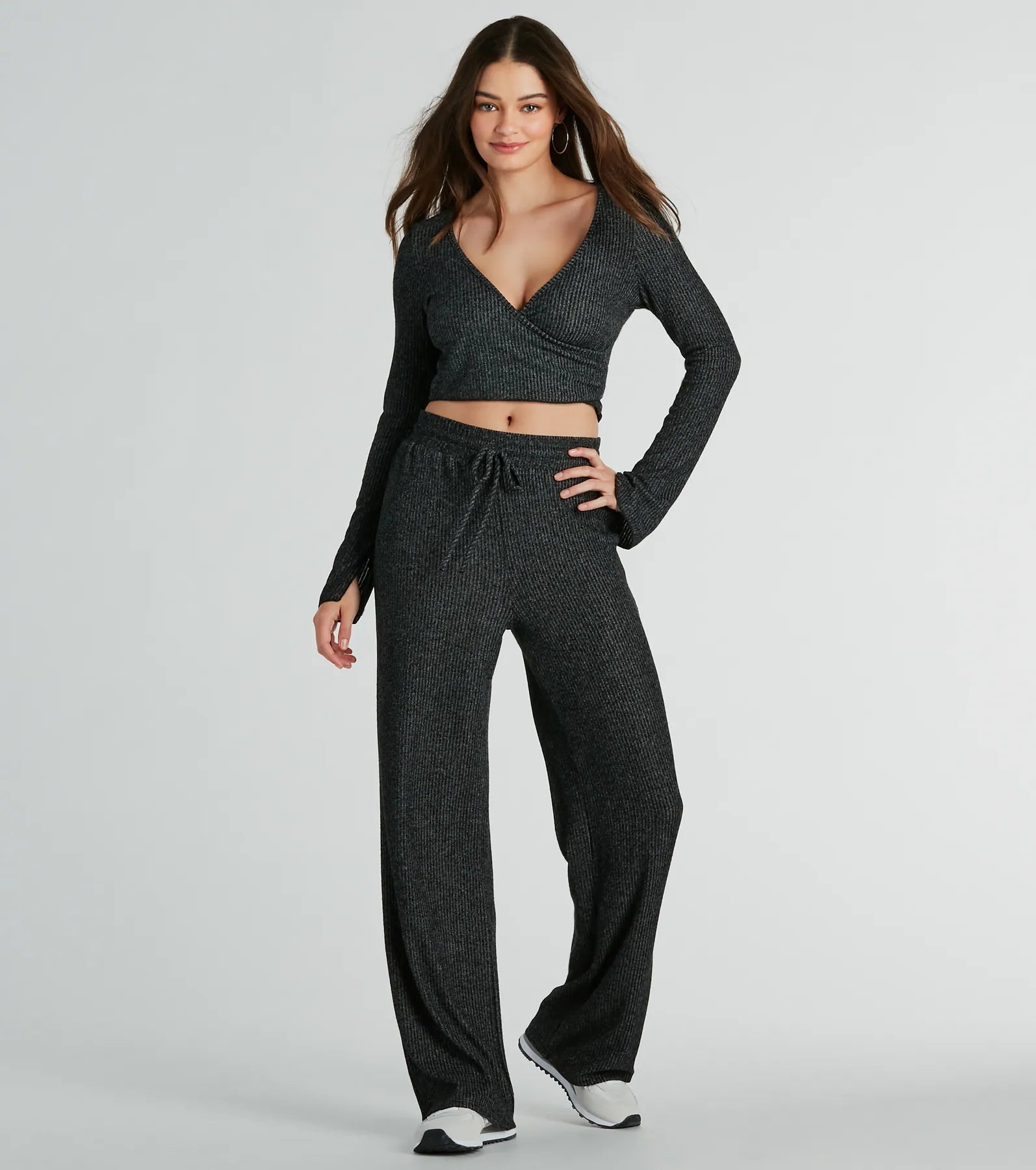 Feeling Bliss Rib Knit Pajama Pants - Image 7
