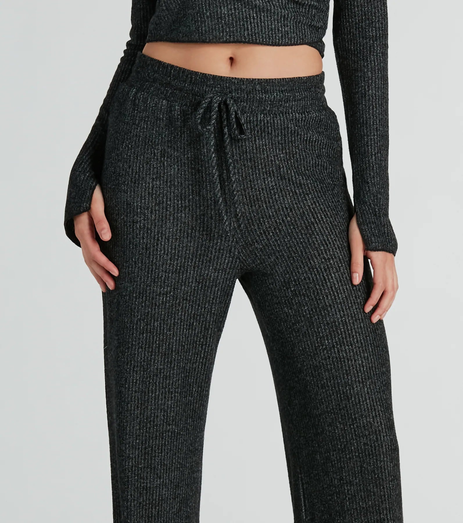 Feeling Bliss Rib Knit Pajama Pants - Image 9