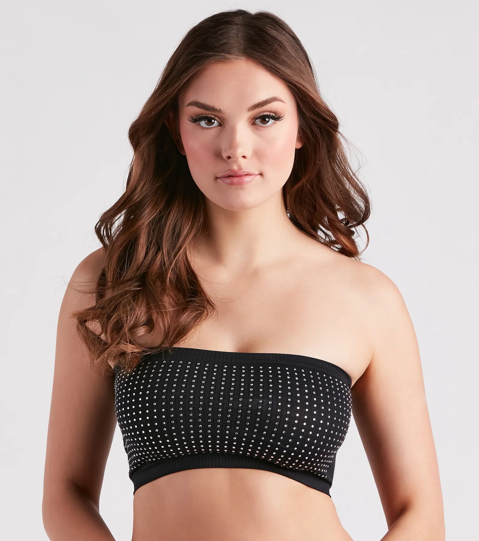 Subtle Glam Rhinestone Bandeau - Image 3