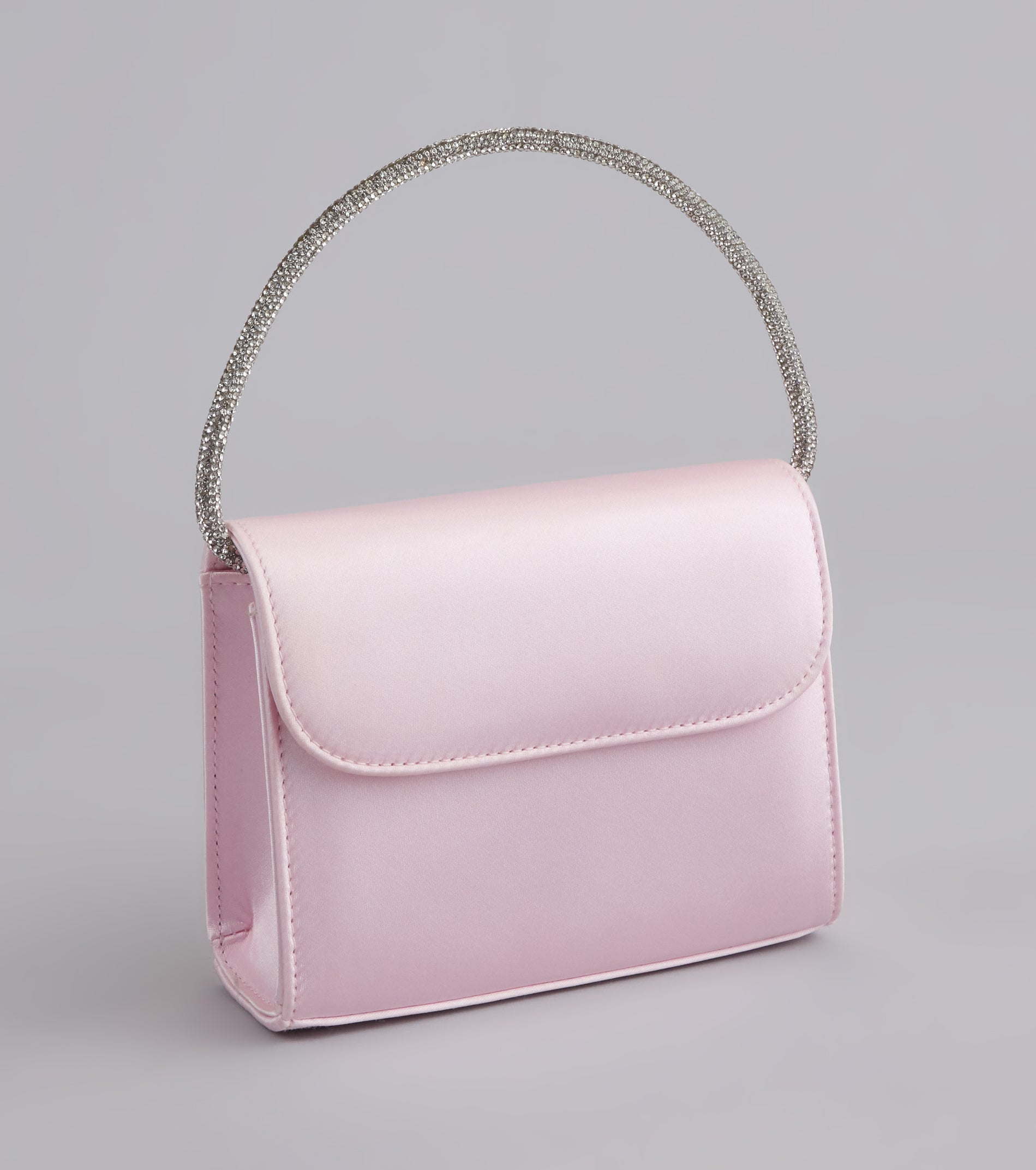 Stylish Endeavor Rhinestone Top Handle Handbag - Image 9