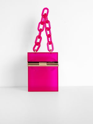 Outside The Box Acrylic Clutch