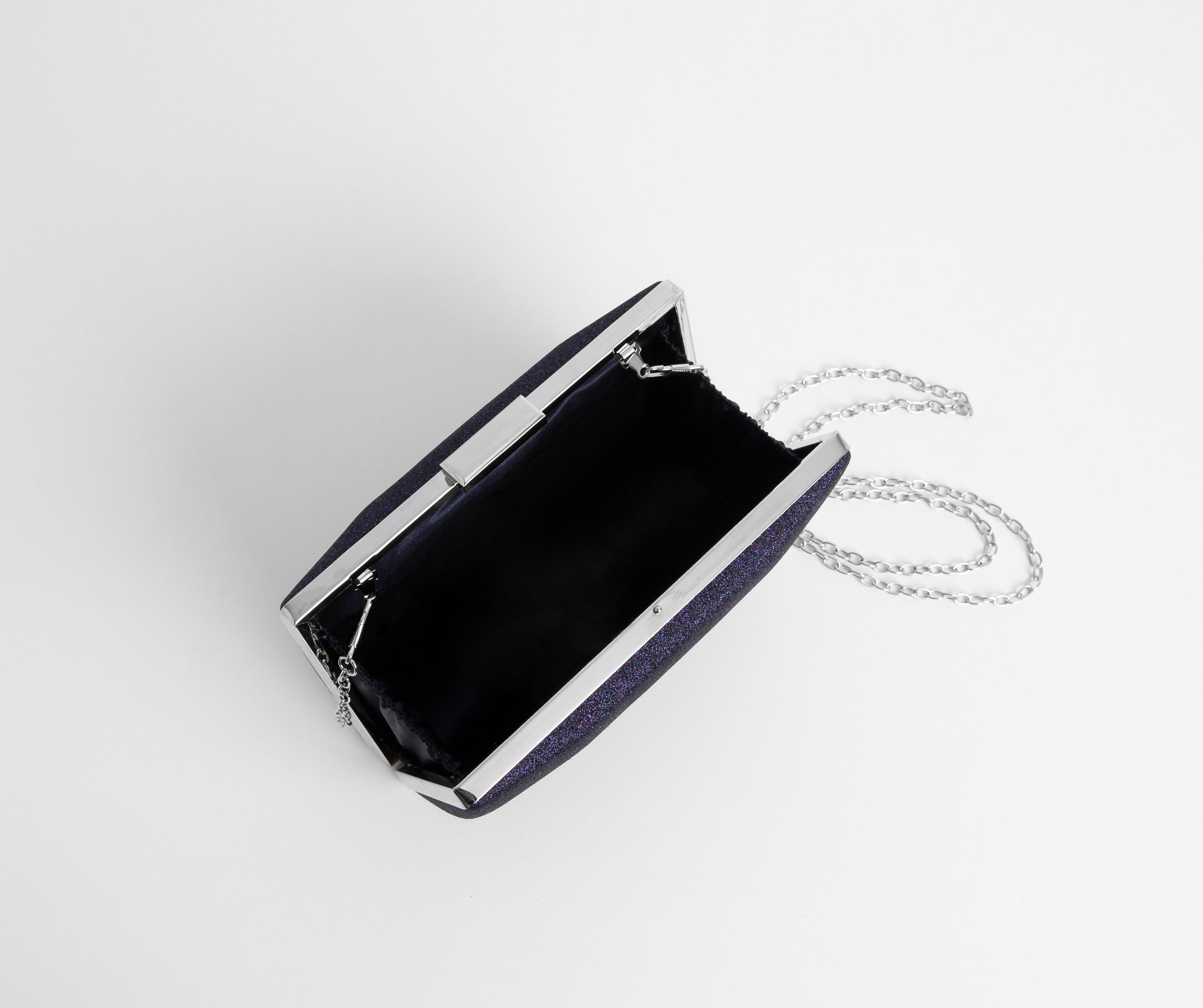 Midnight Wishes Glitter Box Clutch - Image 7