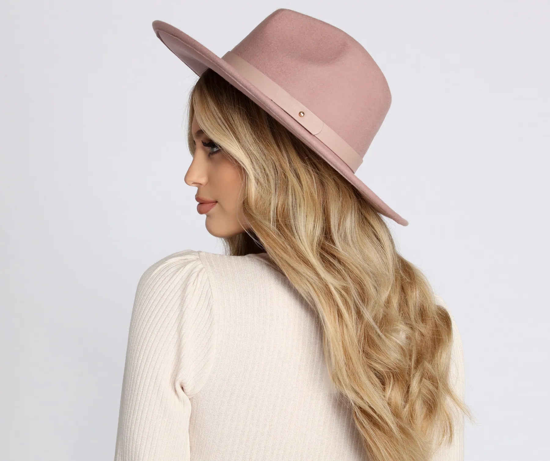 All You Need Wide-Brim Fedora Hat - Image 7