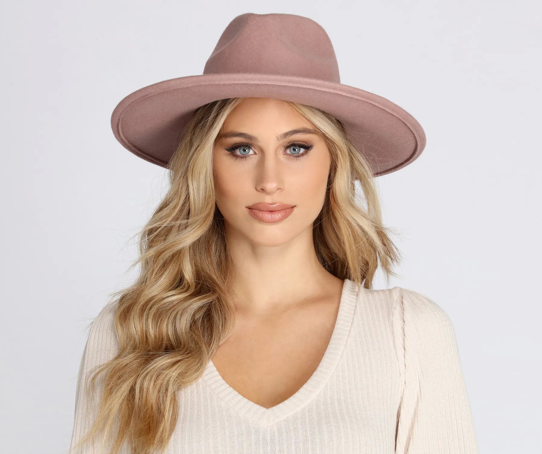 All You Need Wide-Brim Fedora Hat - Image 9