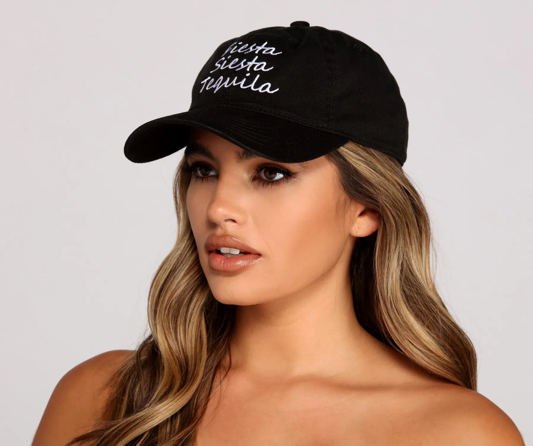 Fiesta. Siesta. Tequila Script Cap - Image 2