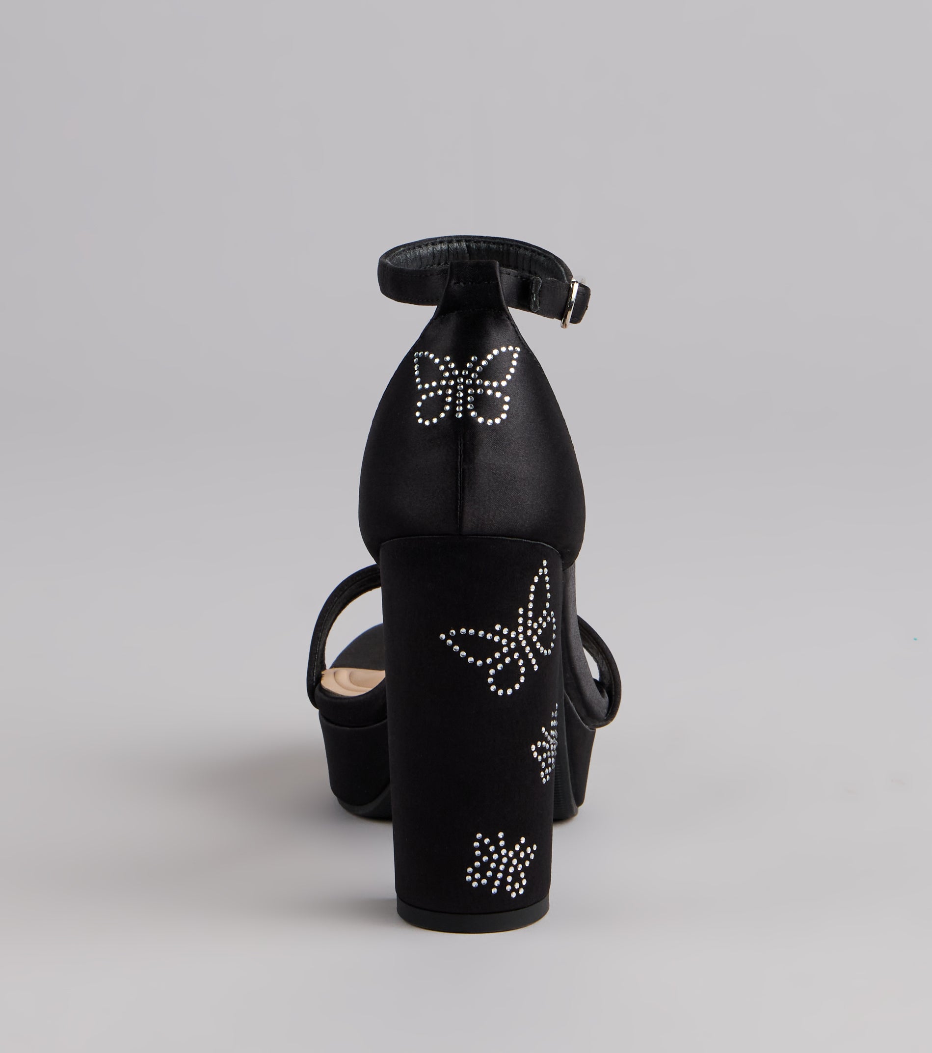 Butterfly Kisses Platform Block Heels - Image 4