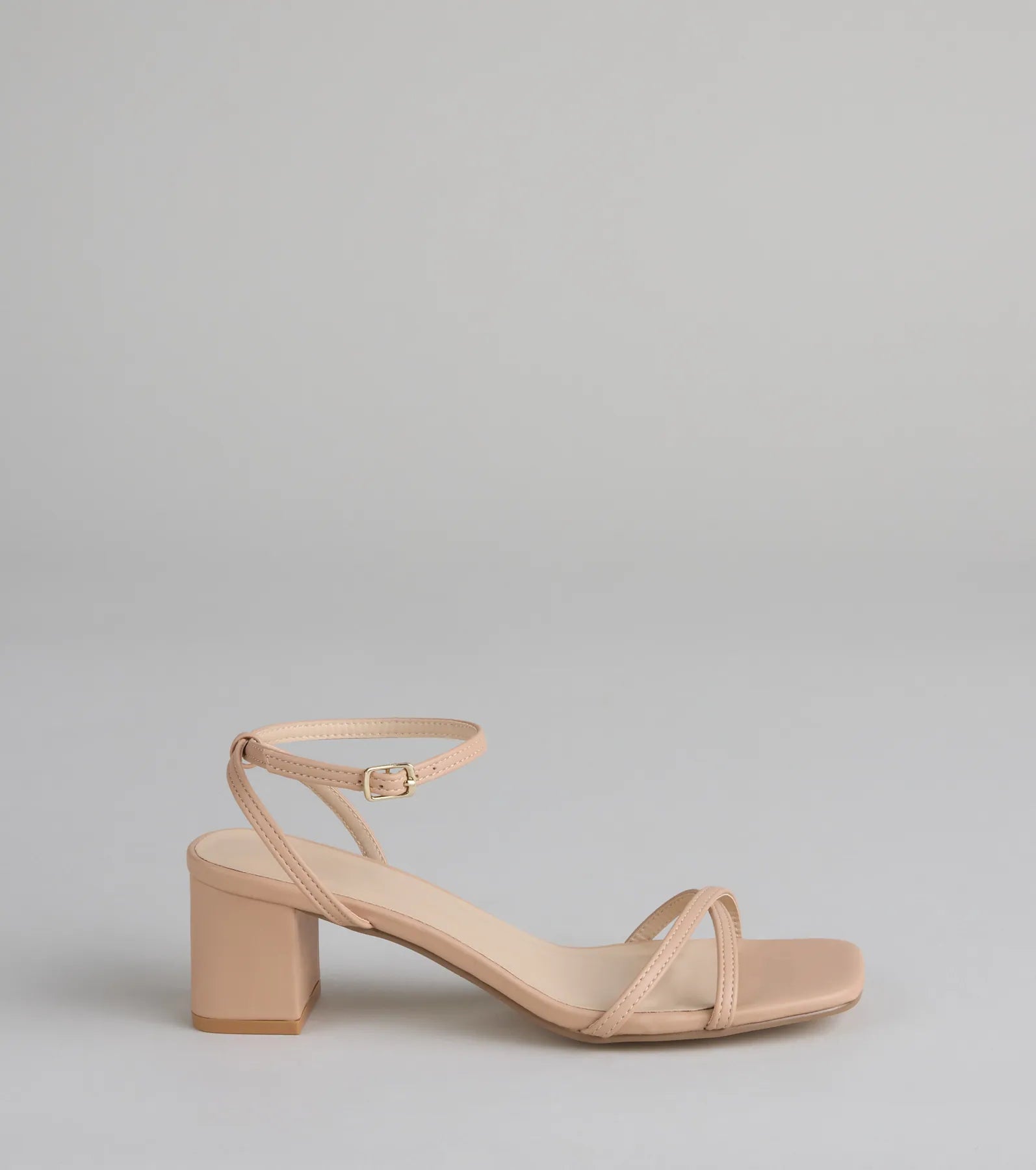 On Repeat Strappy Block Heels - Image 2