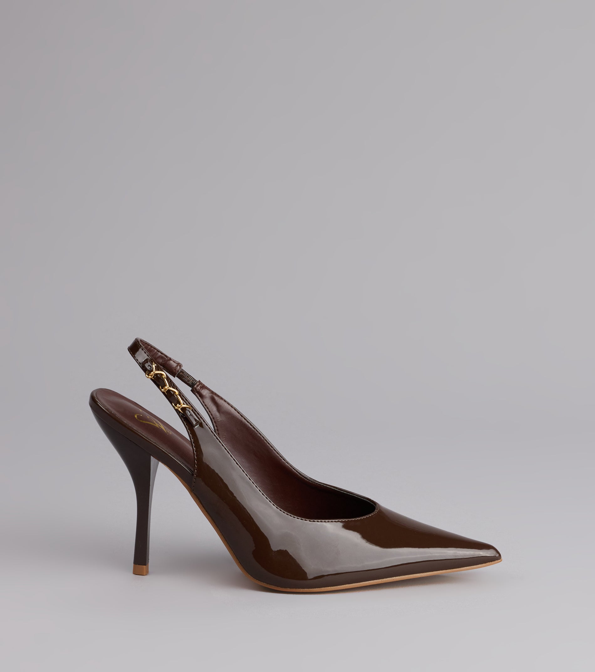 After Hours Patent Slingback Heels - Image 6