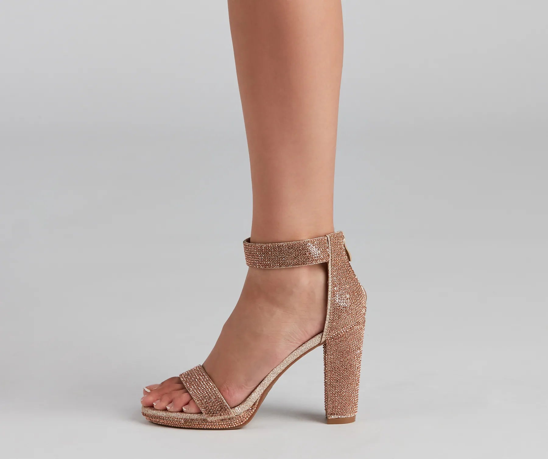 Lead The Way Glitter Block Heels - Image 3