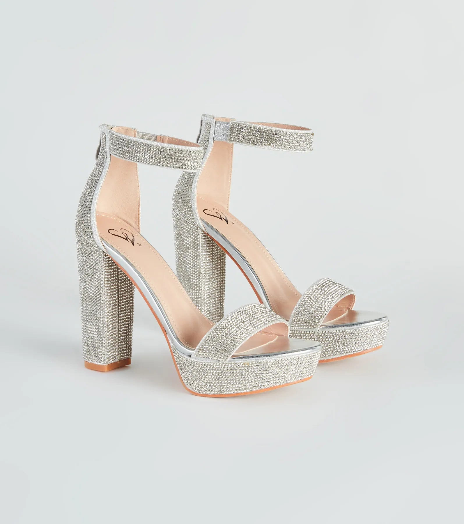 Stroke Of Midnight Rhinestone Heels - Image 5