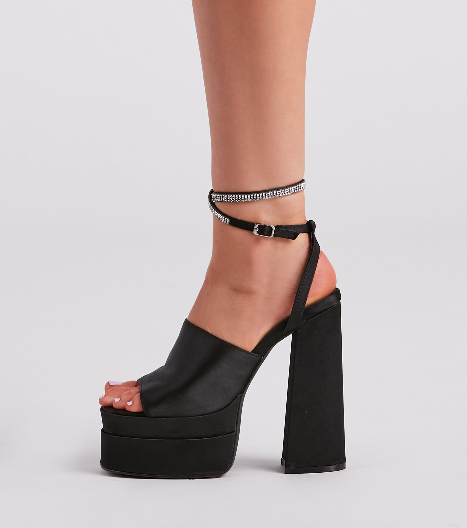 Made For The Drama Platform Block Heels - Image 3