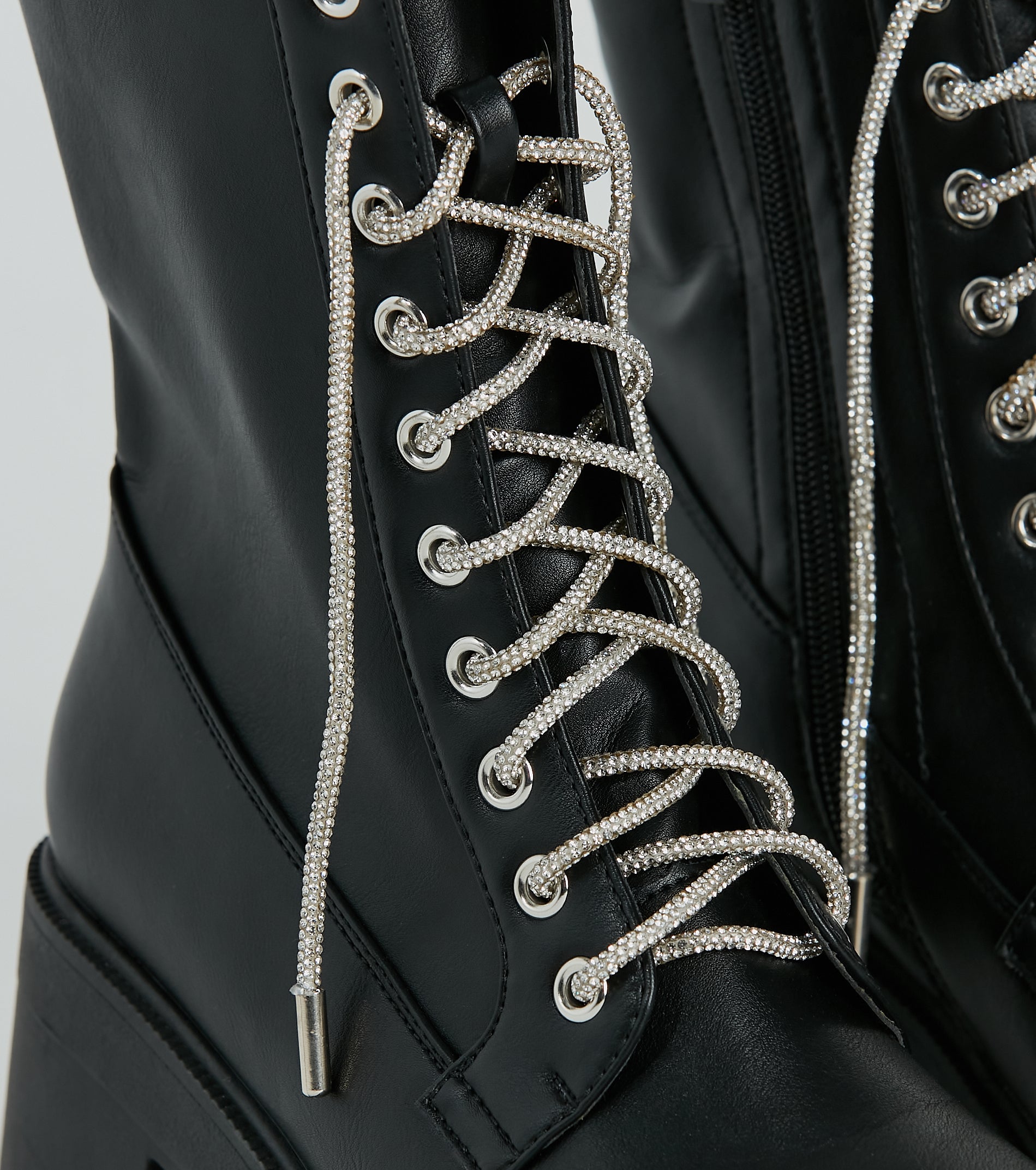 Cool Girl Amplified Rhinestone Shoe Laces - Image 3