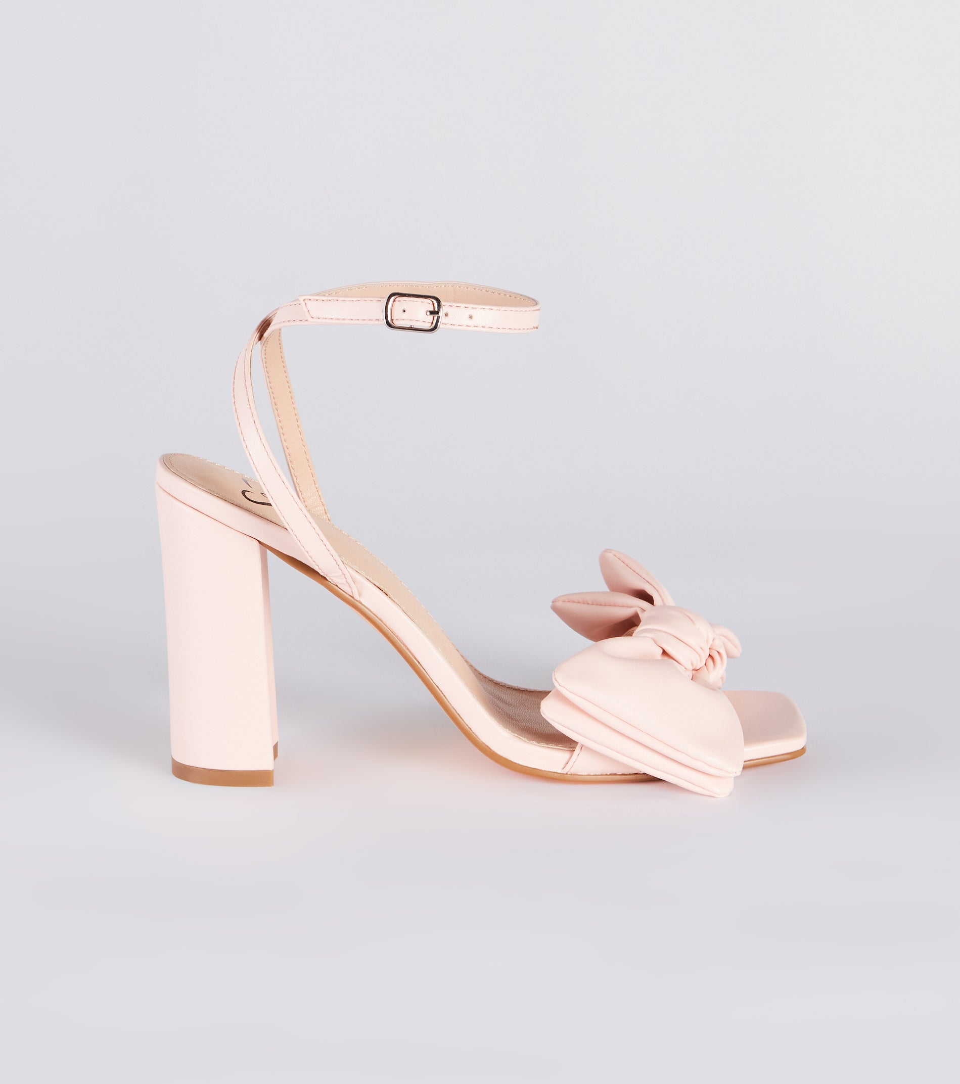 Treat Myself Statement Bow Block Heels - Image 2