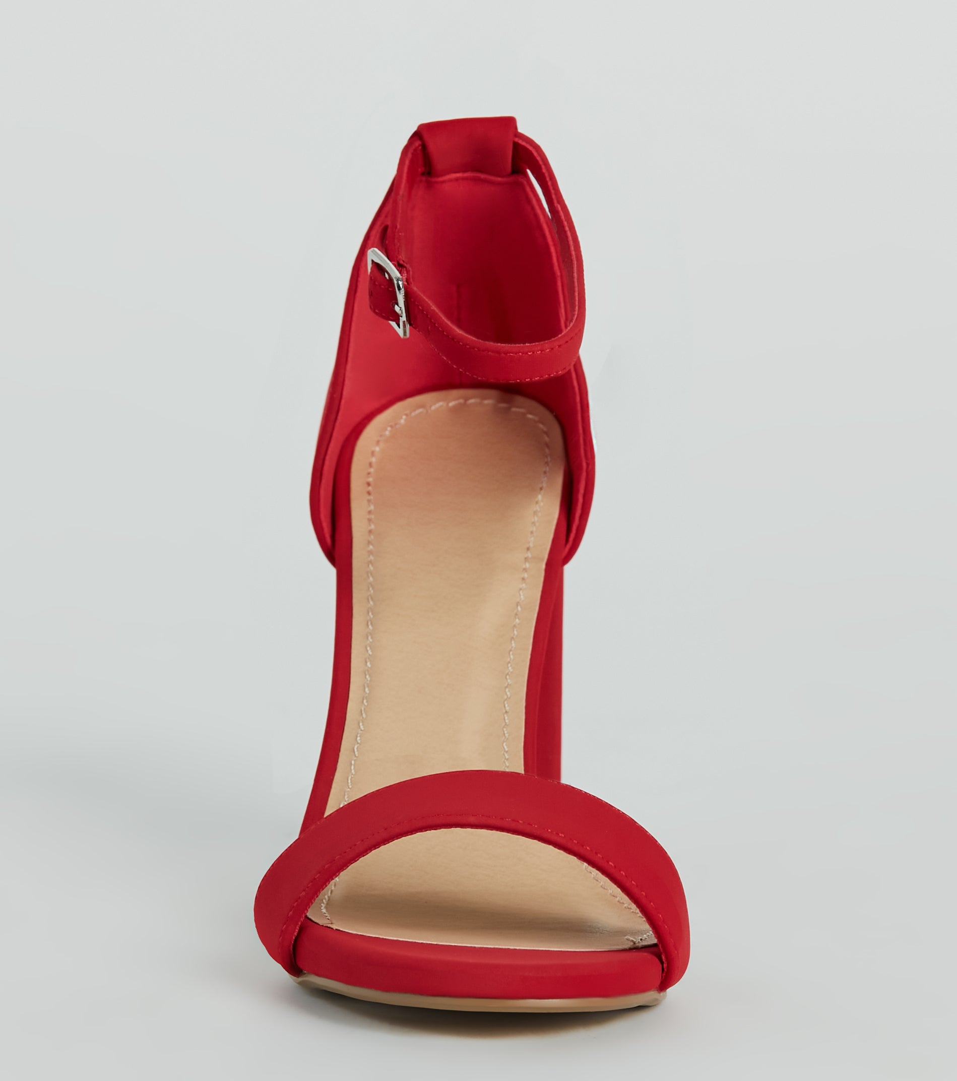 Sophisticated Look Nubuck Block Heels - Image 7
