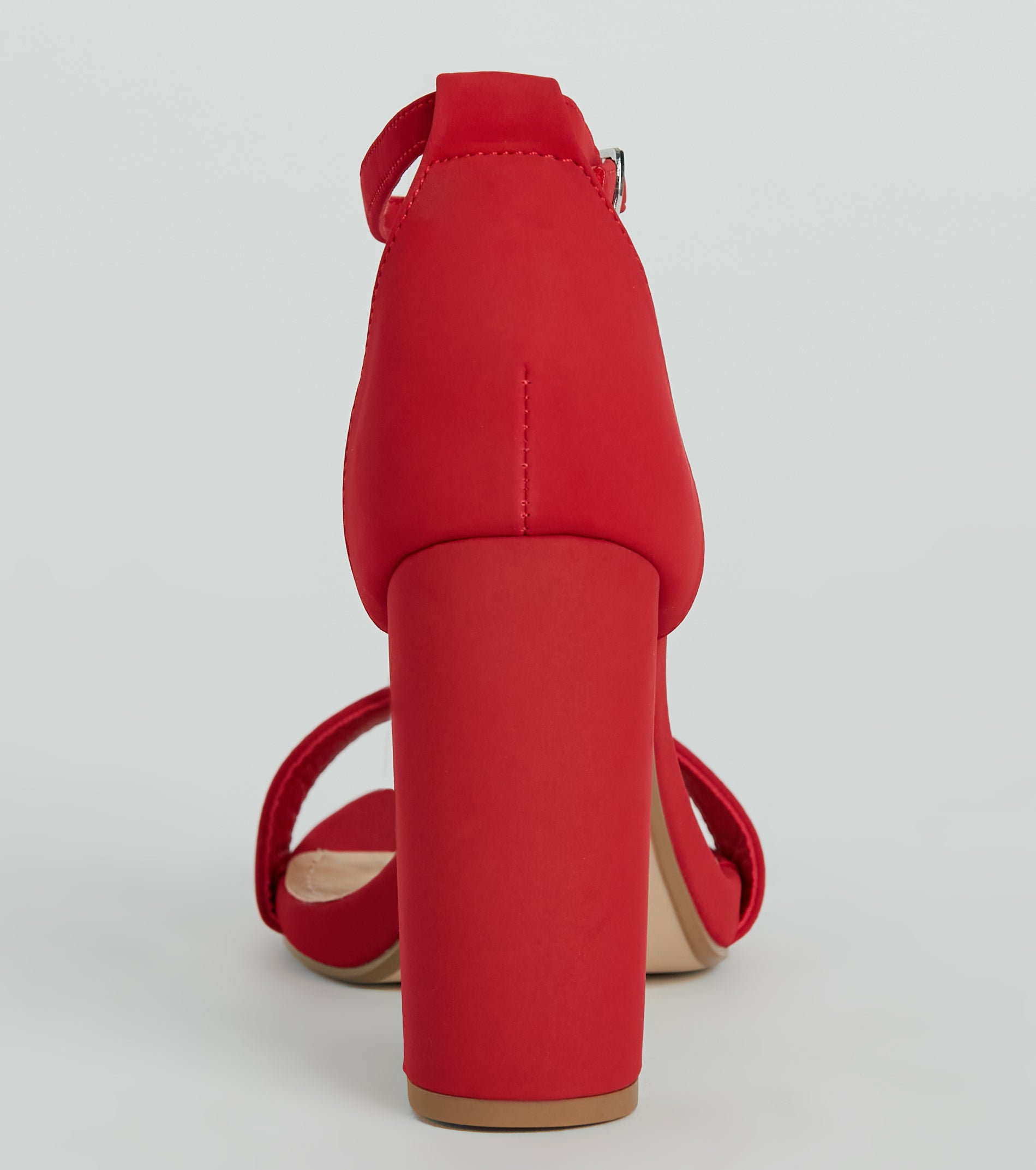 Sophisticated Look Nubuck Block Heels - Image 8