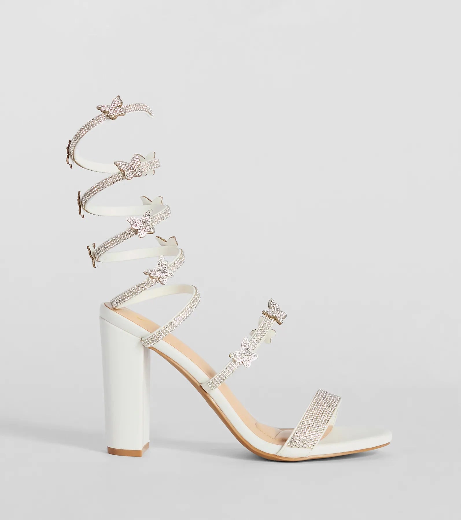 Butterfly Mystique Rhinestone Spiral Heels - Image 6