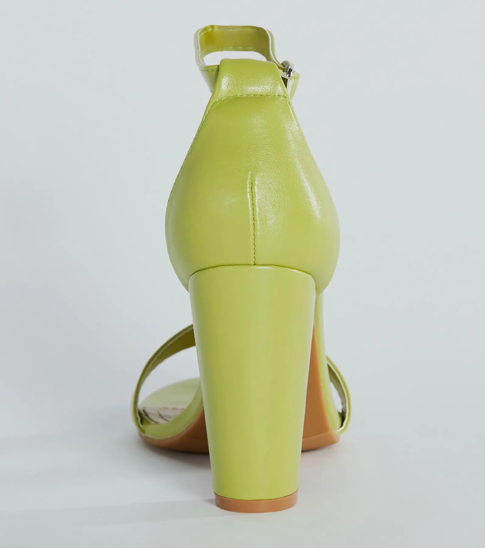 Simply Sophisticated Faux Leather Block Heels - Image 4