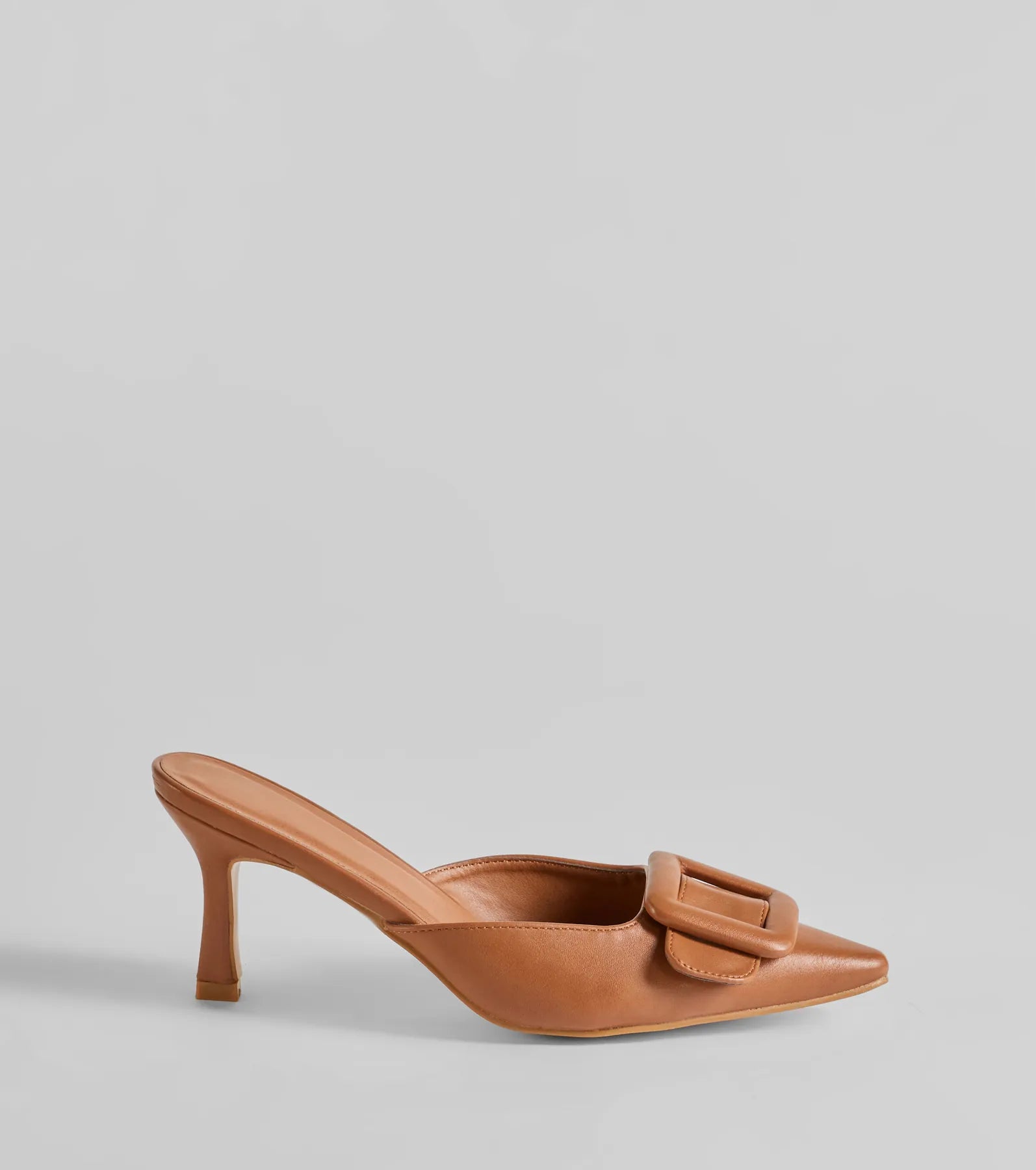 Get To The Point Belt Closed Toe Stiletto Pumps - Image 7