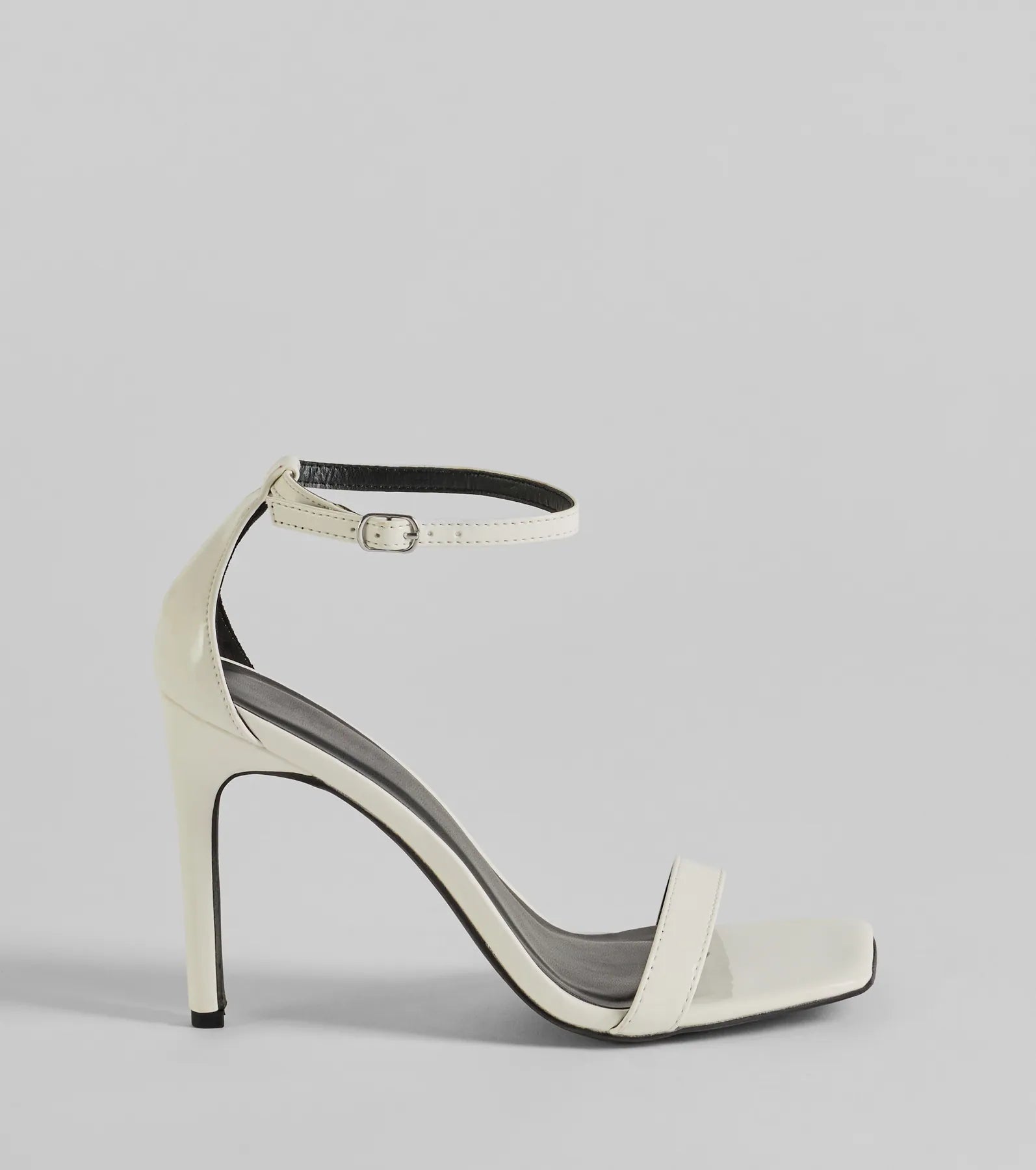 Style Pop Patent Faux Leather Stiletto Heels - Image 2