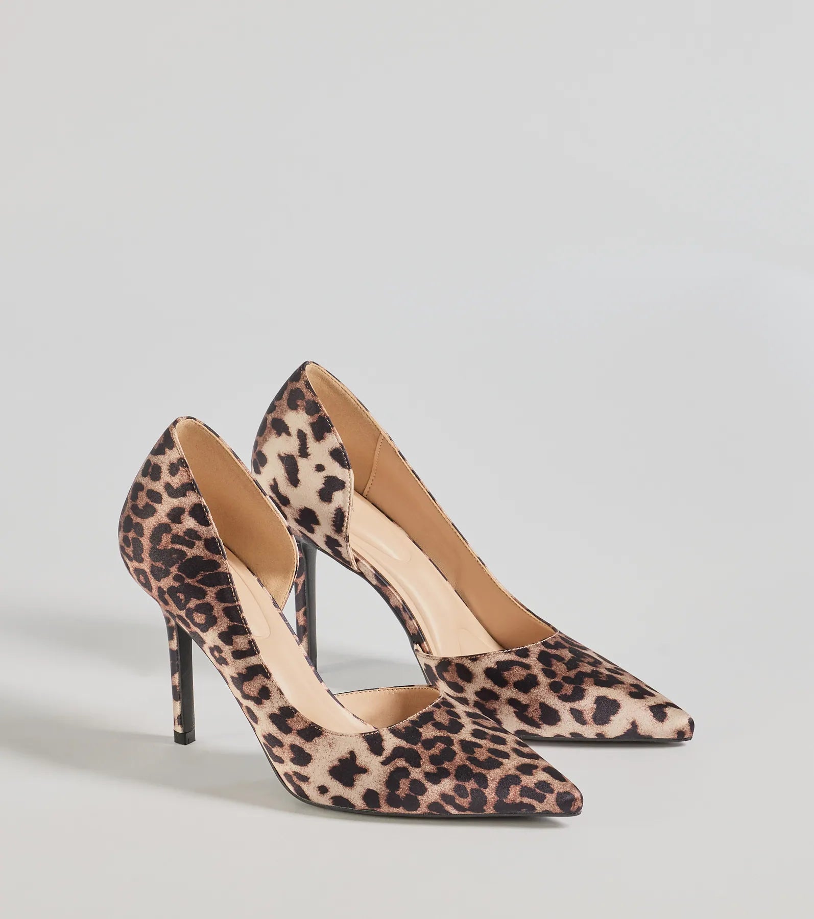Roaring Glam Leopard Print Stiletto Pumps - Image 2