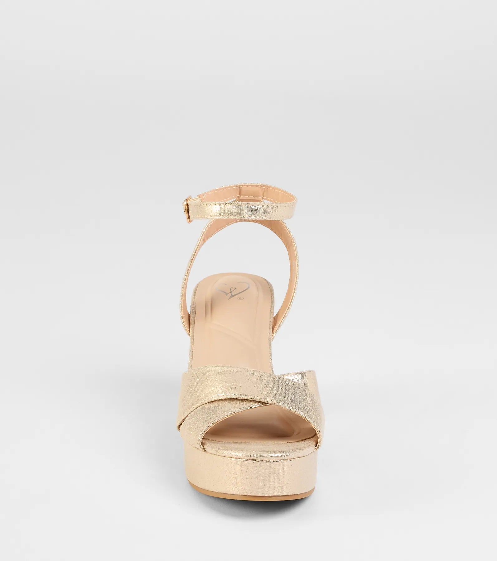 Special Surprise Criss Cross Platform Block Heels - Image 3