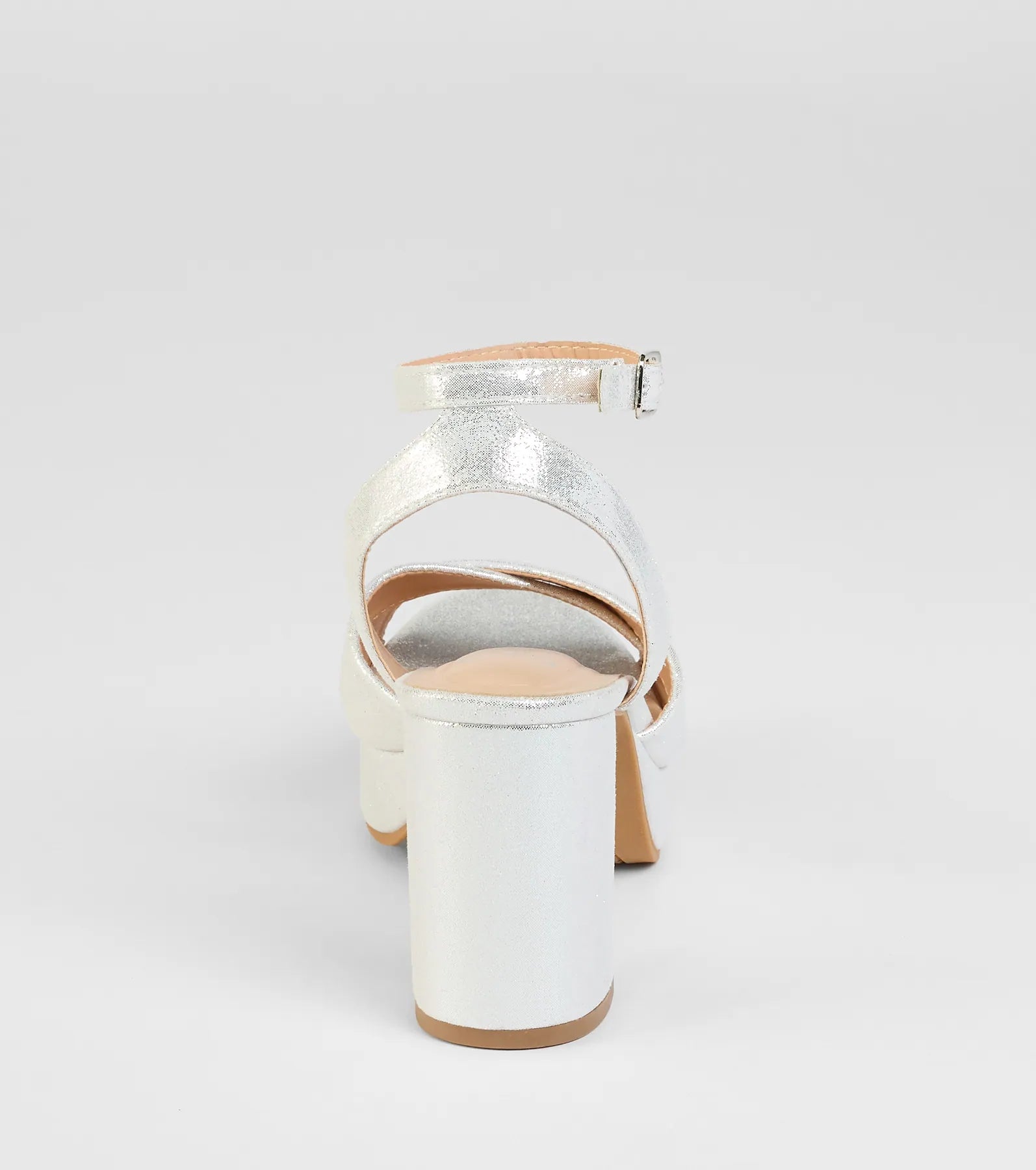Special Surprise Criss Cross Platform Block Heels - Image 8