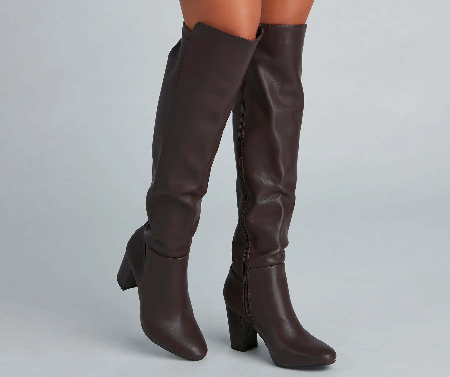 Western Vibes Faux Leather Boots - Image 7