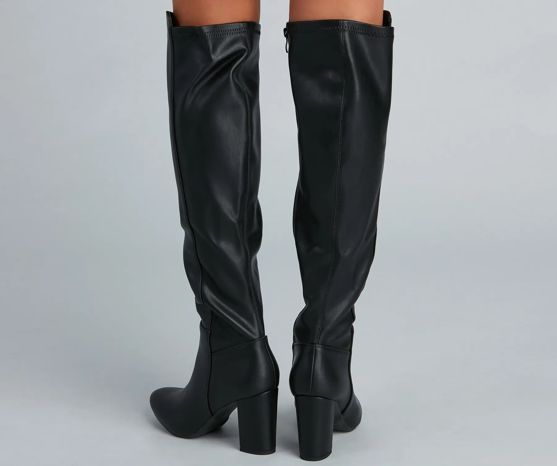 Western Vibes Faux Leather Boots - Image 2