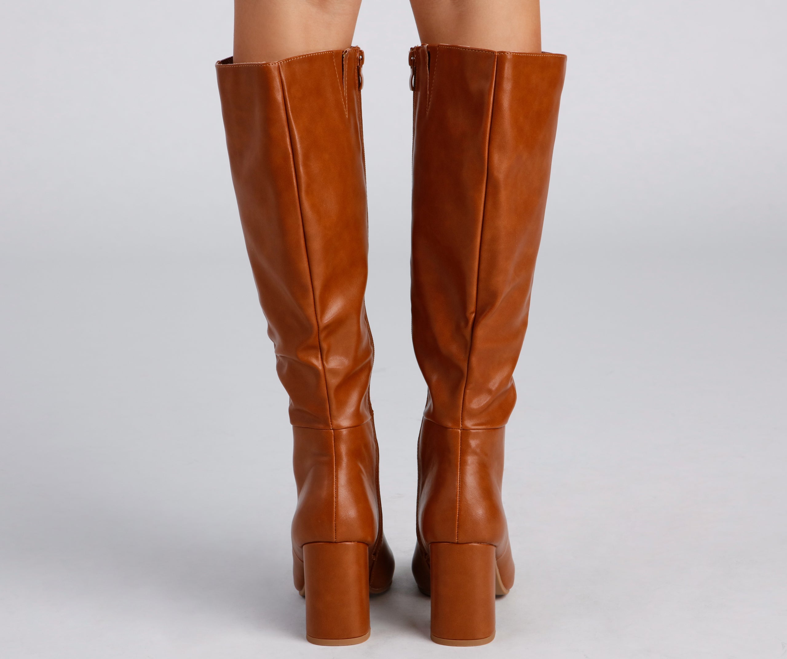 Walk It Out In Style Faux Leather Boots - Image 4