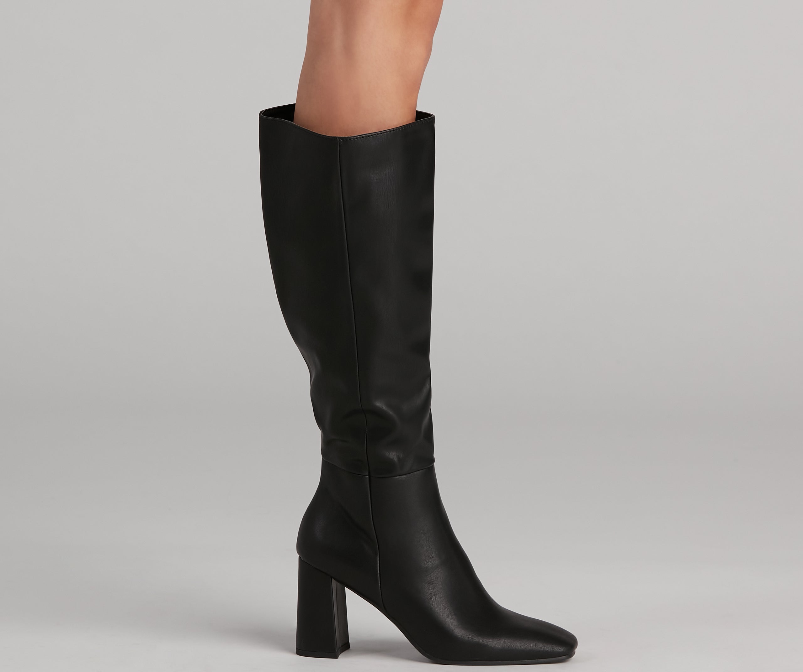 Walk It Out In Style Faux Leather Boots - Image 13