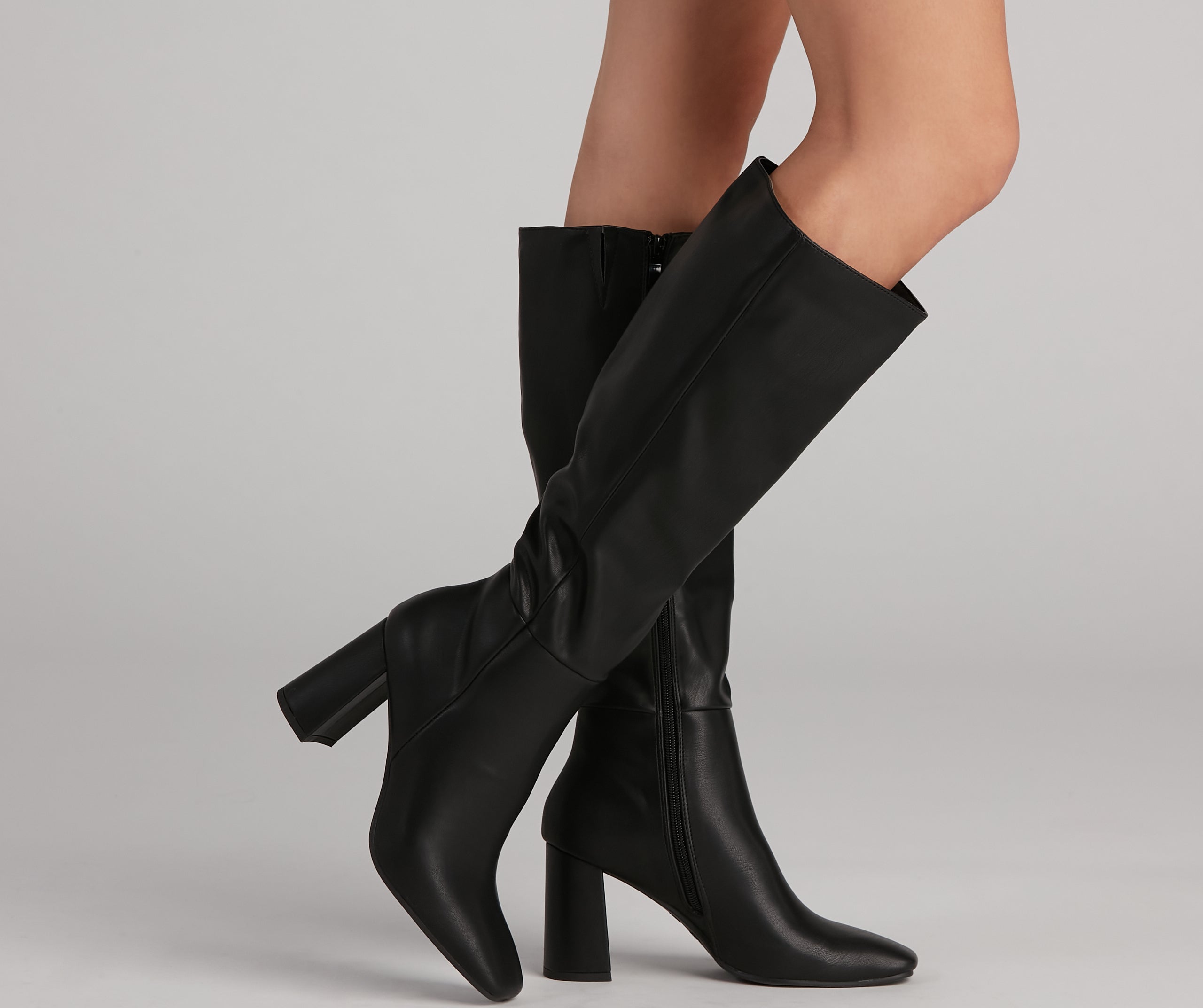 Walk It Out In Style Faux Leather Boots - Image 15