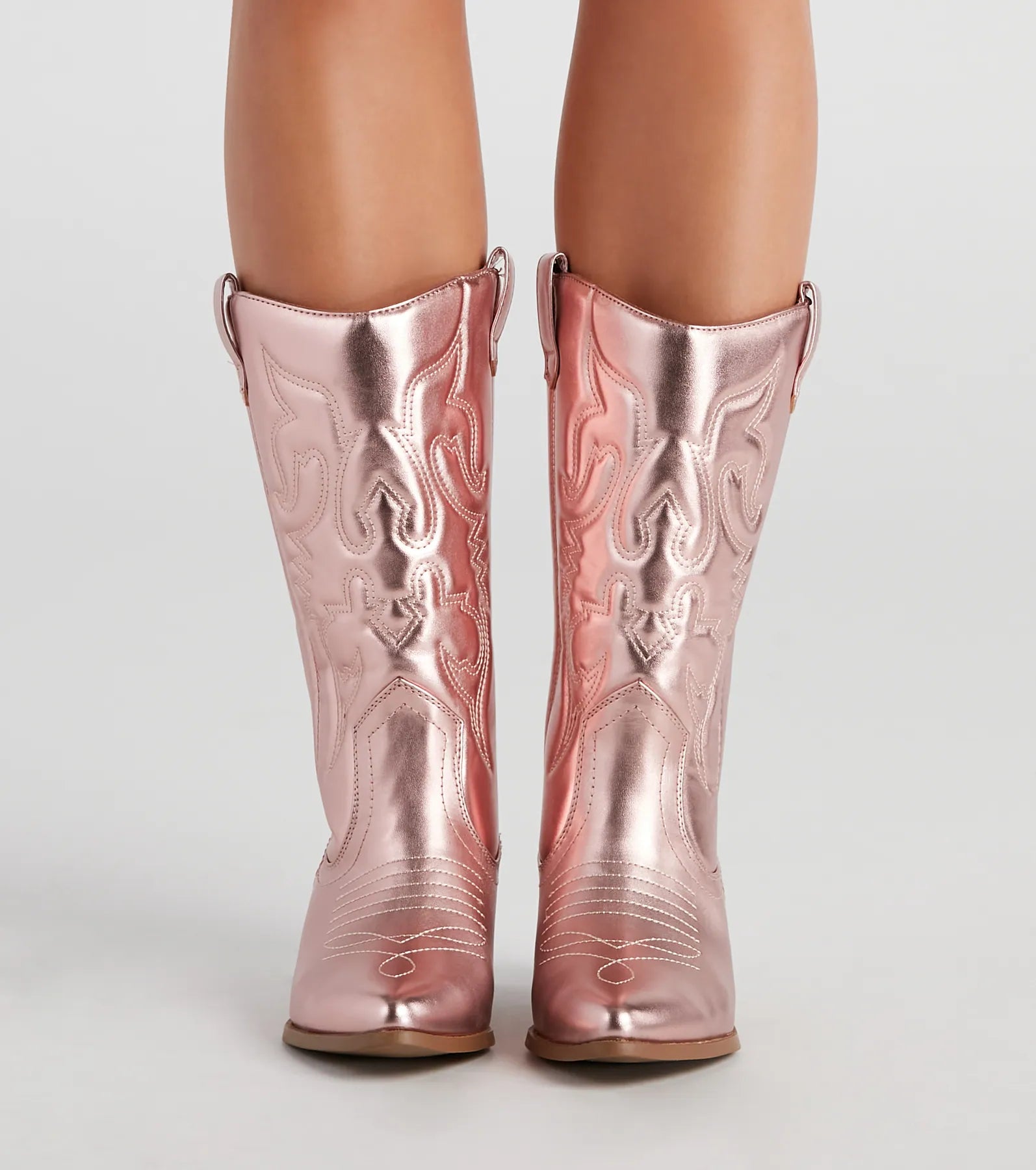 Major Glam Metallic Cowboy Boots - Image 6