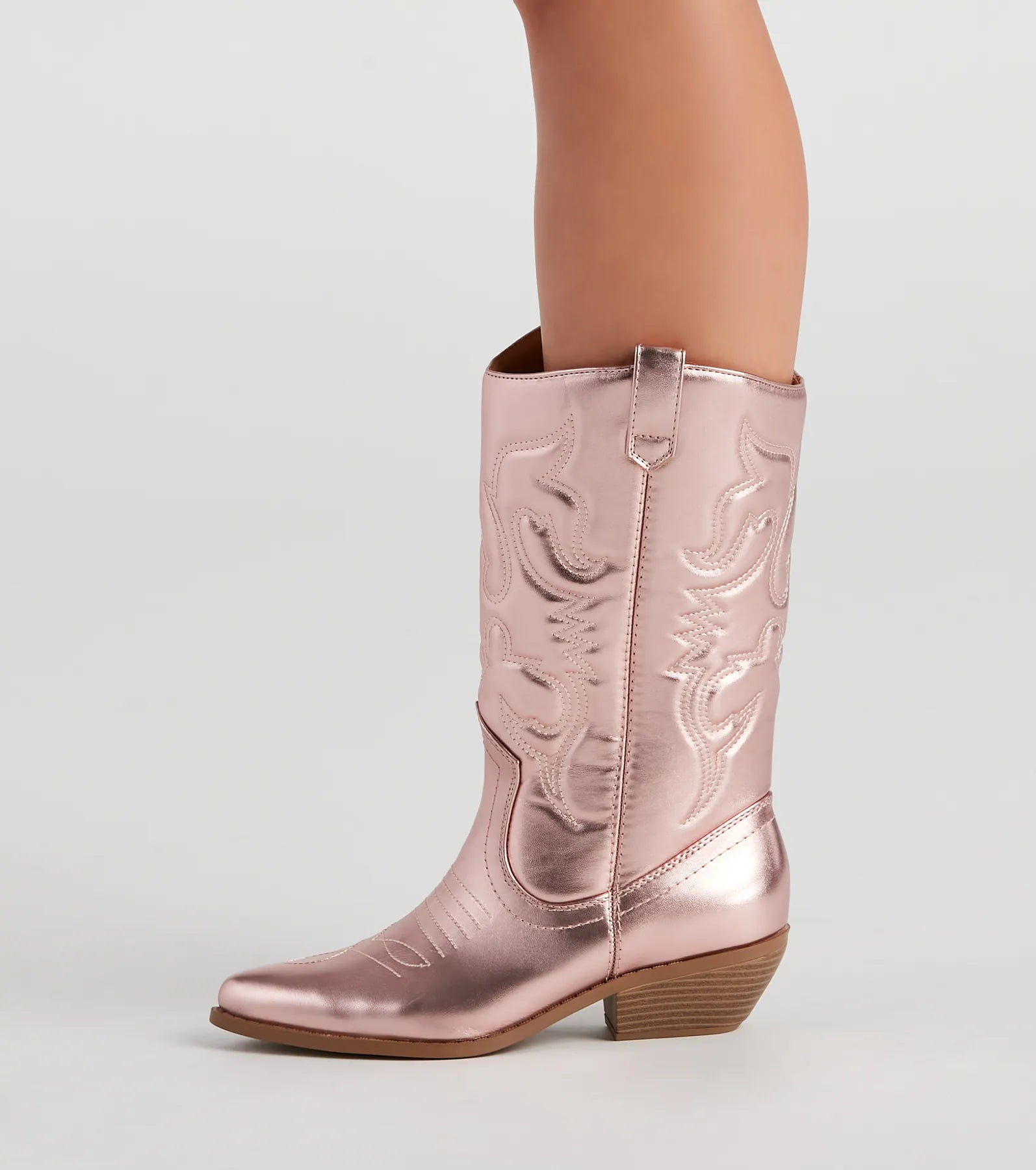 Major Glam Metallic Cowboy Boots - Image 7