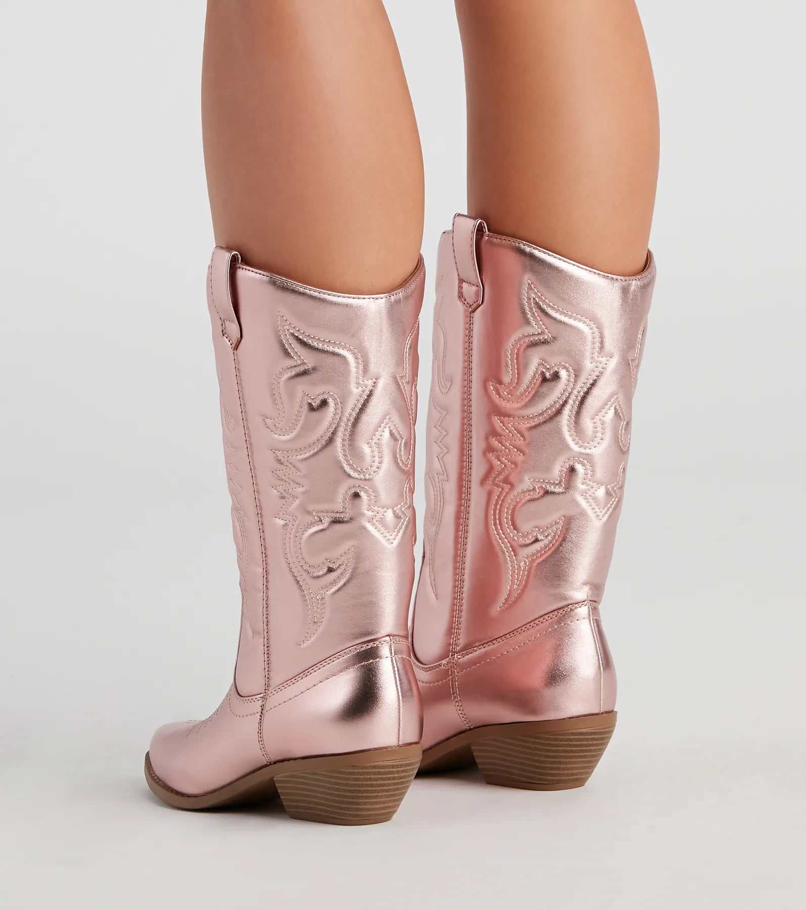 Major Glam Metallic Cowboy Boots - Image 8