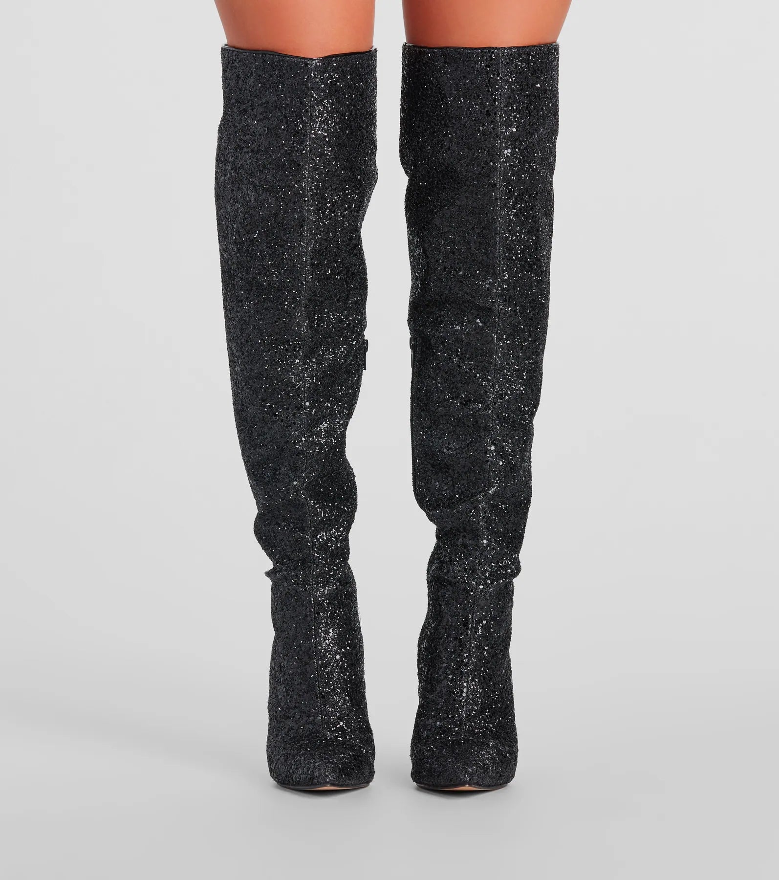 Truly Sparkled Glitter Over-The-Knee Boots - Image 6
