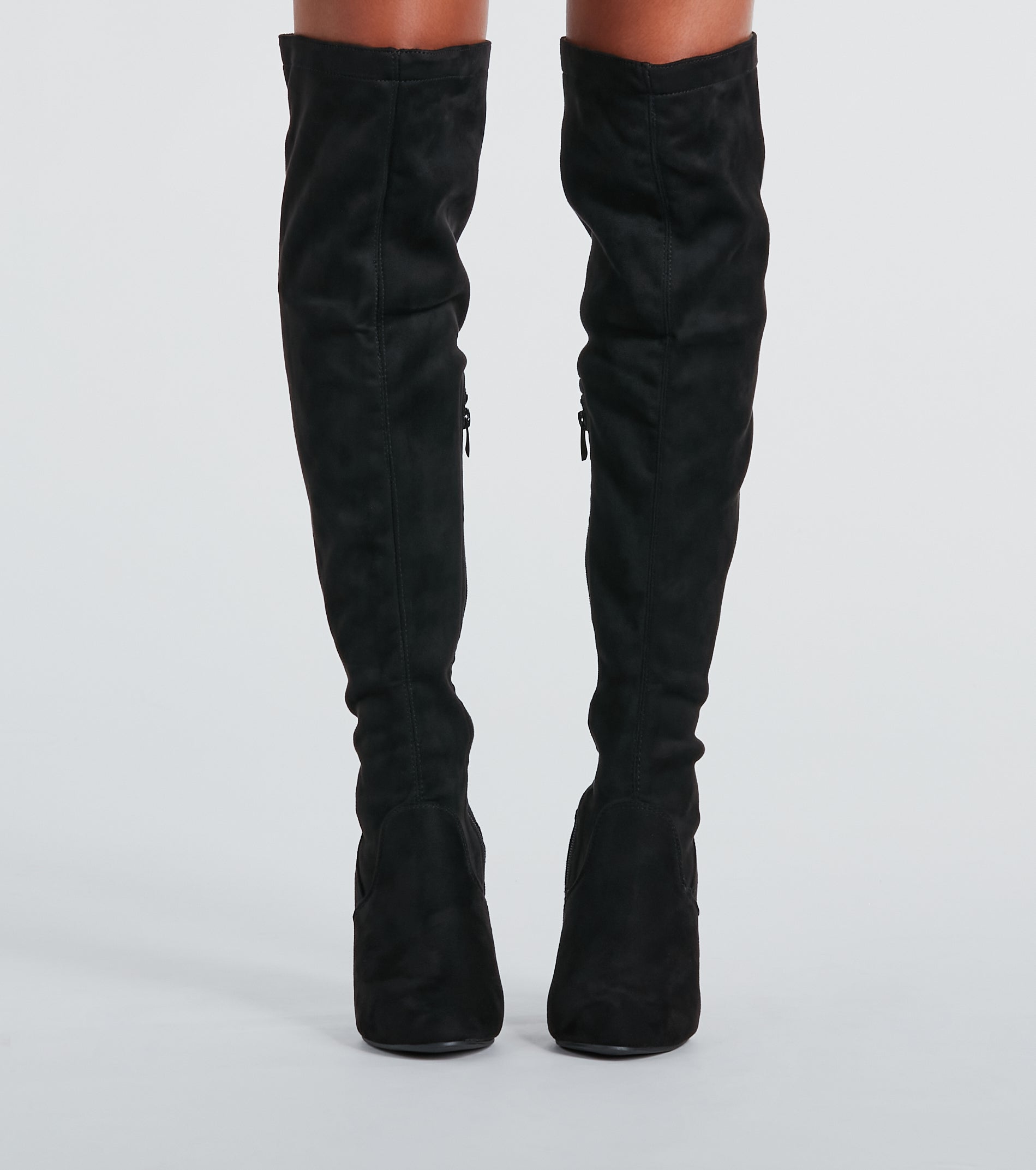 Strut Your Stuff Lace-Up Over-The-Knee Boots - Image 6