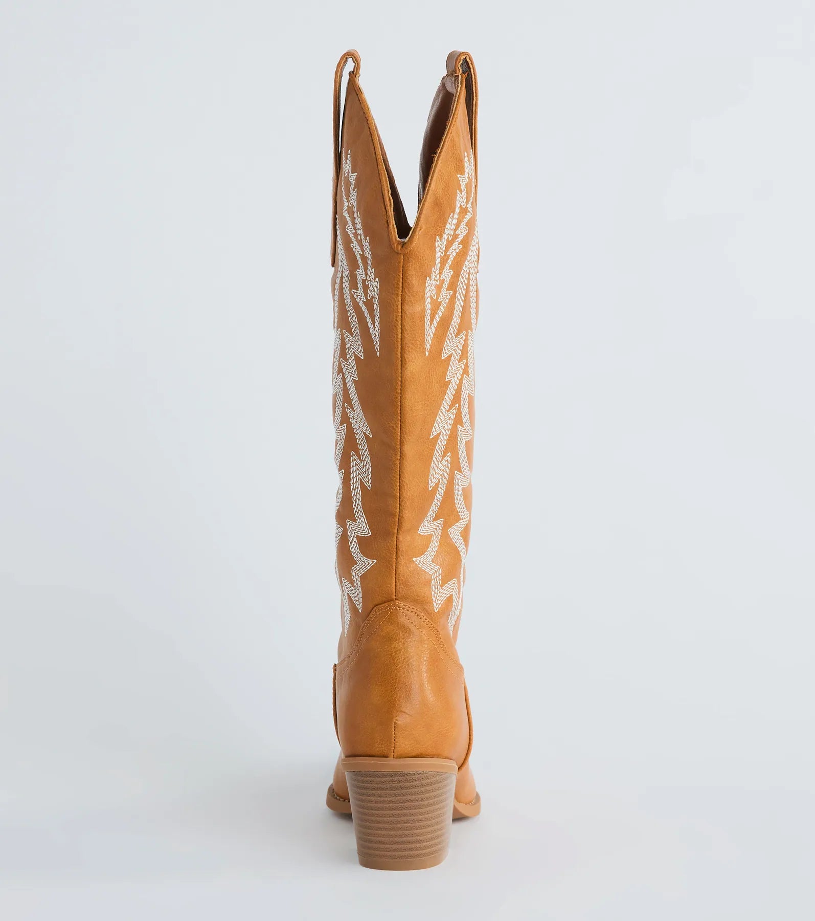 Rodeo Drive Western Faux Leather Cowboy Boots - Image 4
